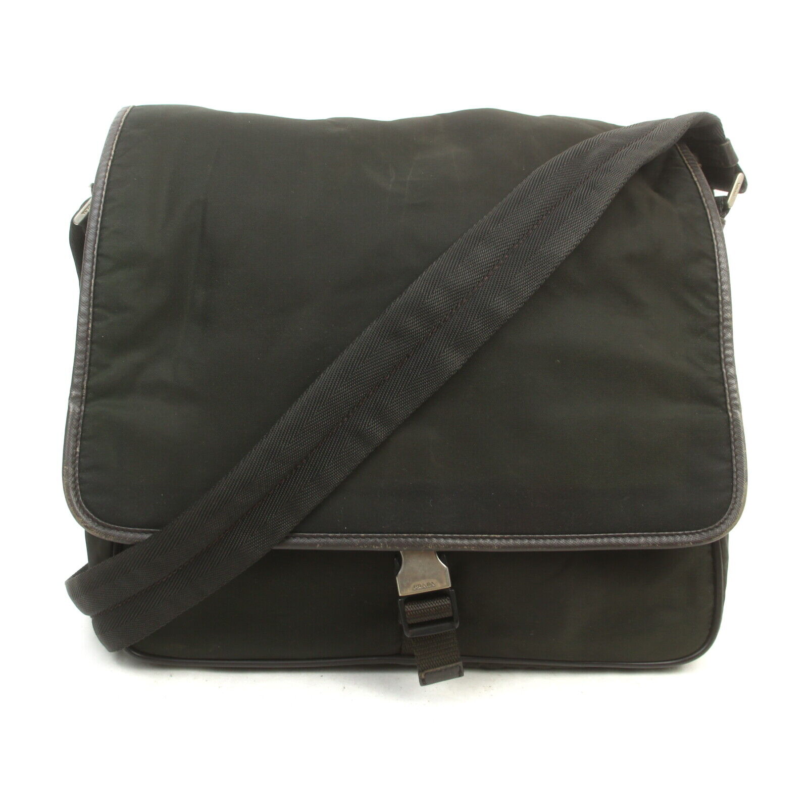 Prada Messenger Bag V166 Olive Nylon 1134880