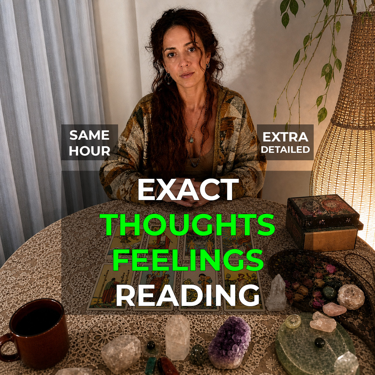 Exact Feelings & Thoughts Psychic Reading What They Think About You, Same Hour