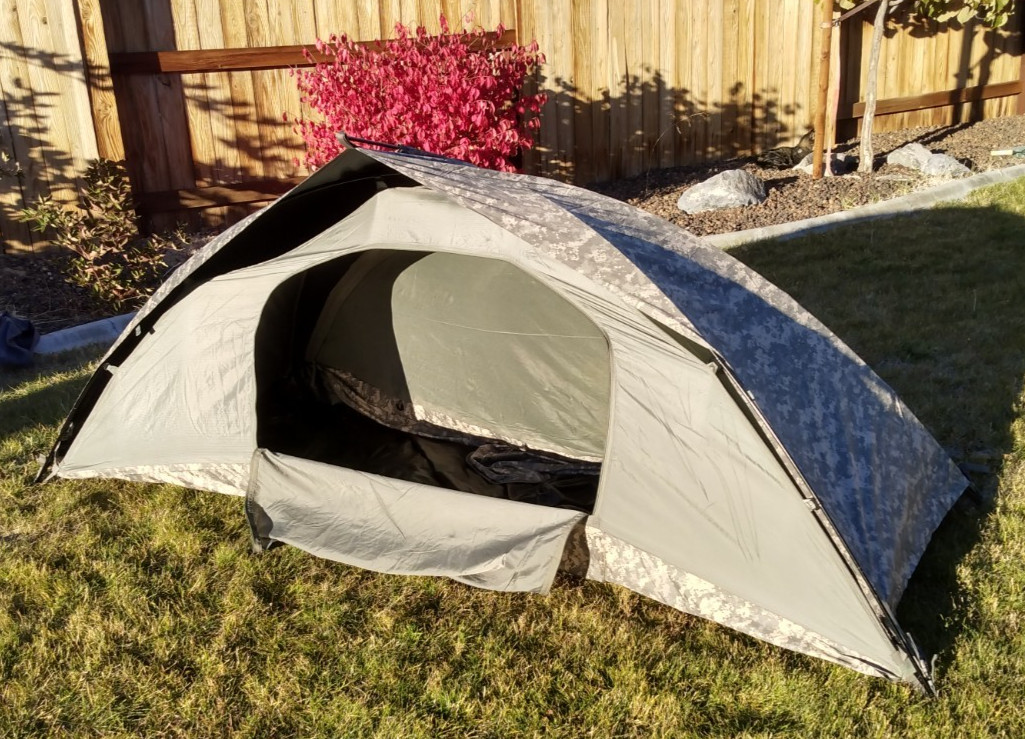 Improved Combat Shelter USGI ICS ORC ACU 1 Person Tent US Military Improved Combat Shelter USGI ICS ORC ACU 1 Person Tent US Military