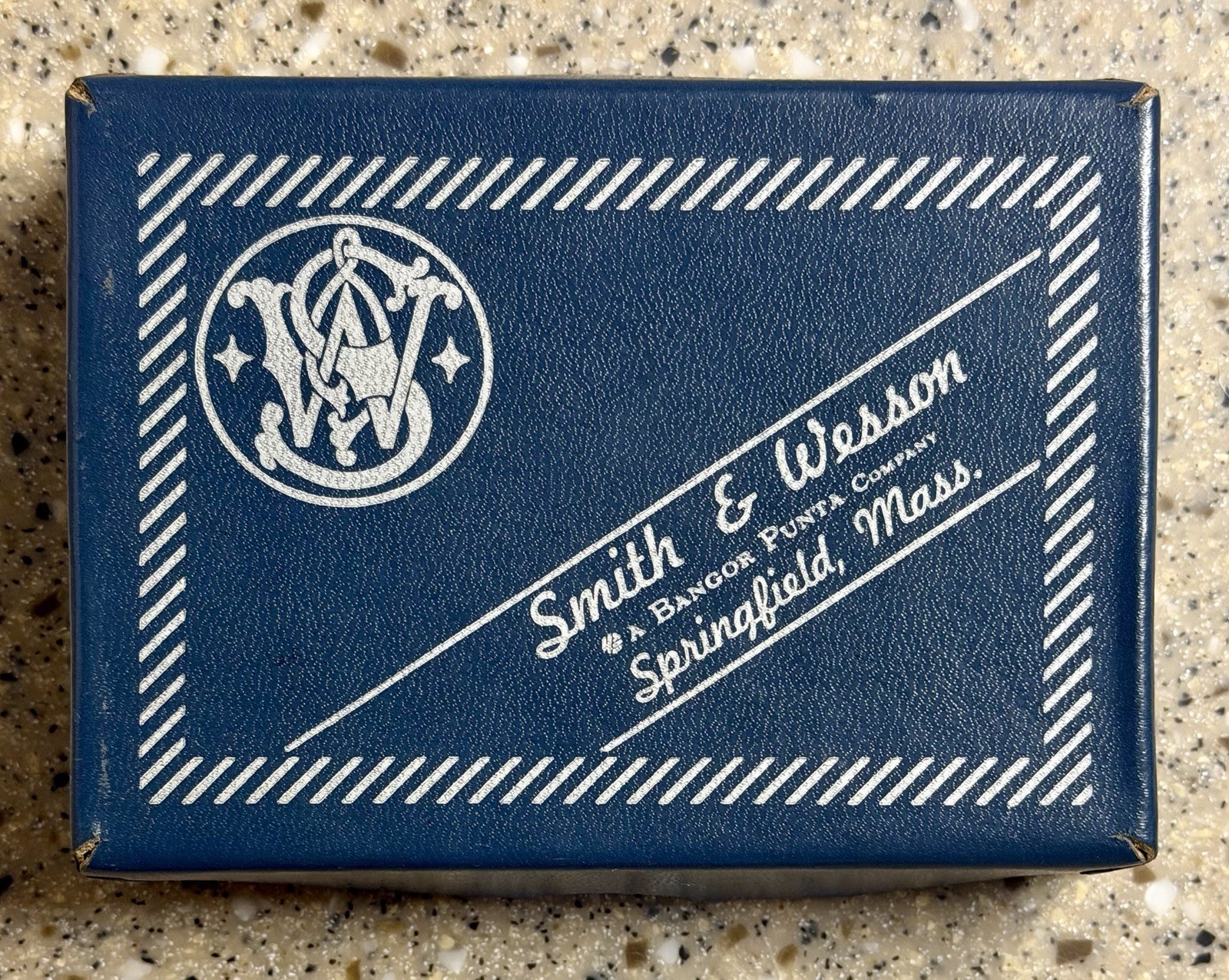 Vintage Smith & Wesson Model 90 Handcuff Box Only - Regular Finish Nickel S&W