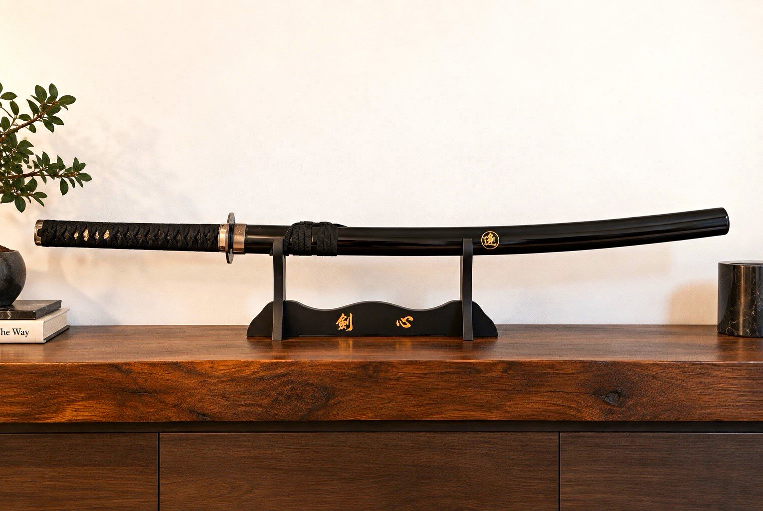 Japanese Katana Sword – Purchased in Japan (2015) – Blade with Display Stand