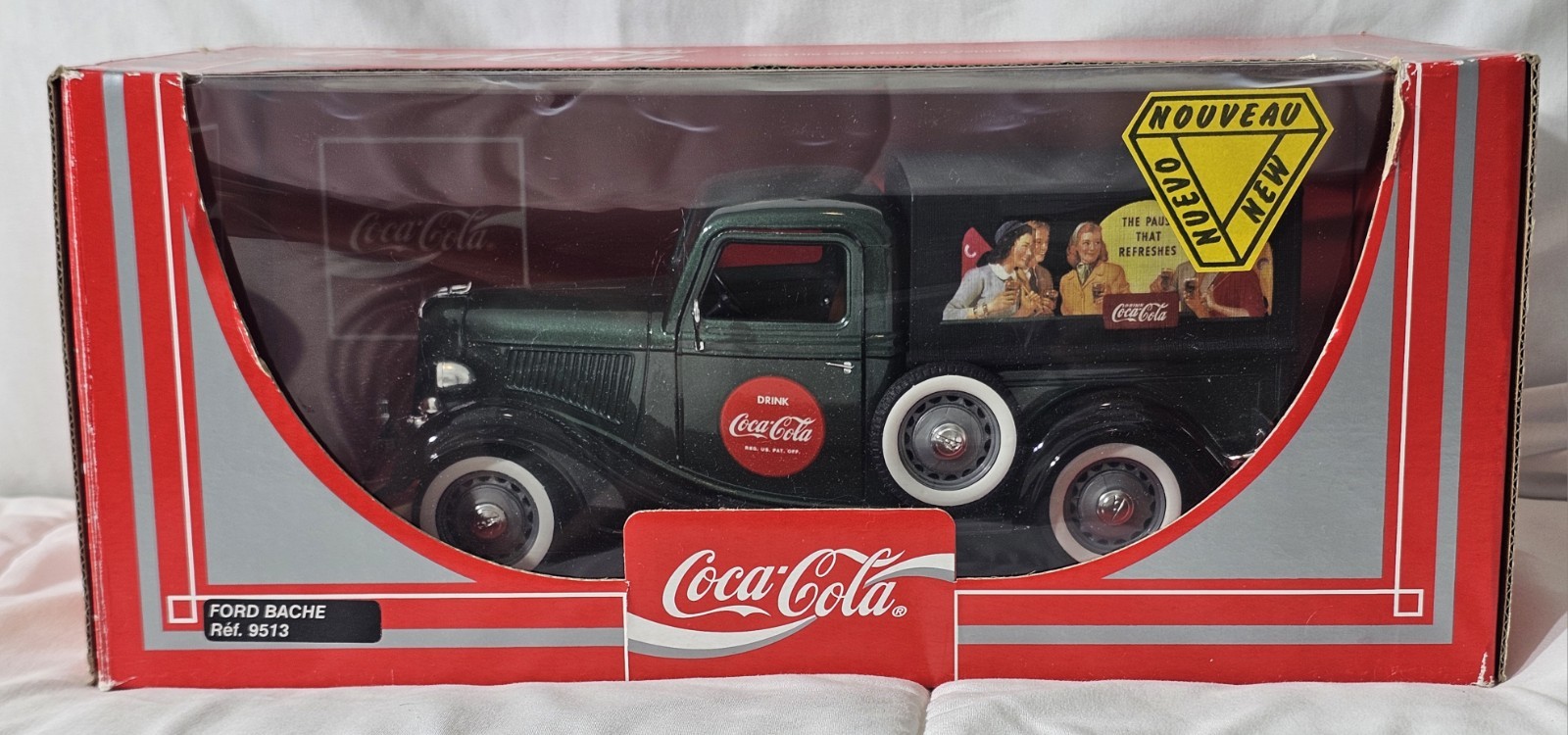1936 COCA COLA  DIE-CAST LARGE SCALE 36 FORD PICK-UP NIB Made 1995 BRAND NEW  
