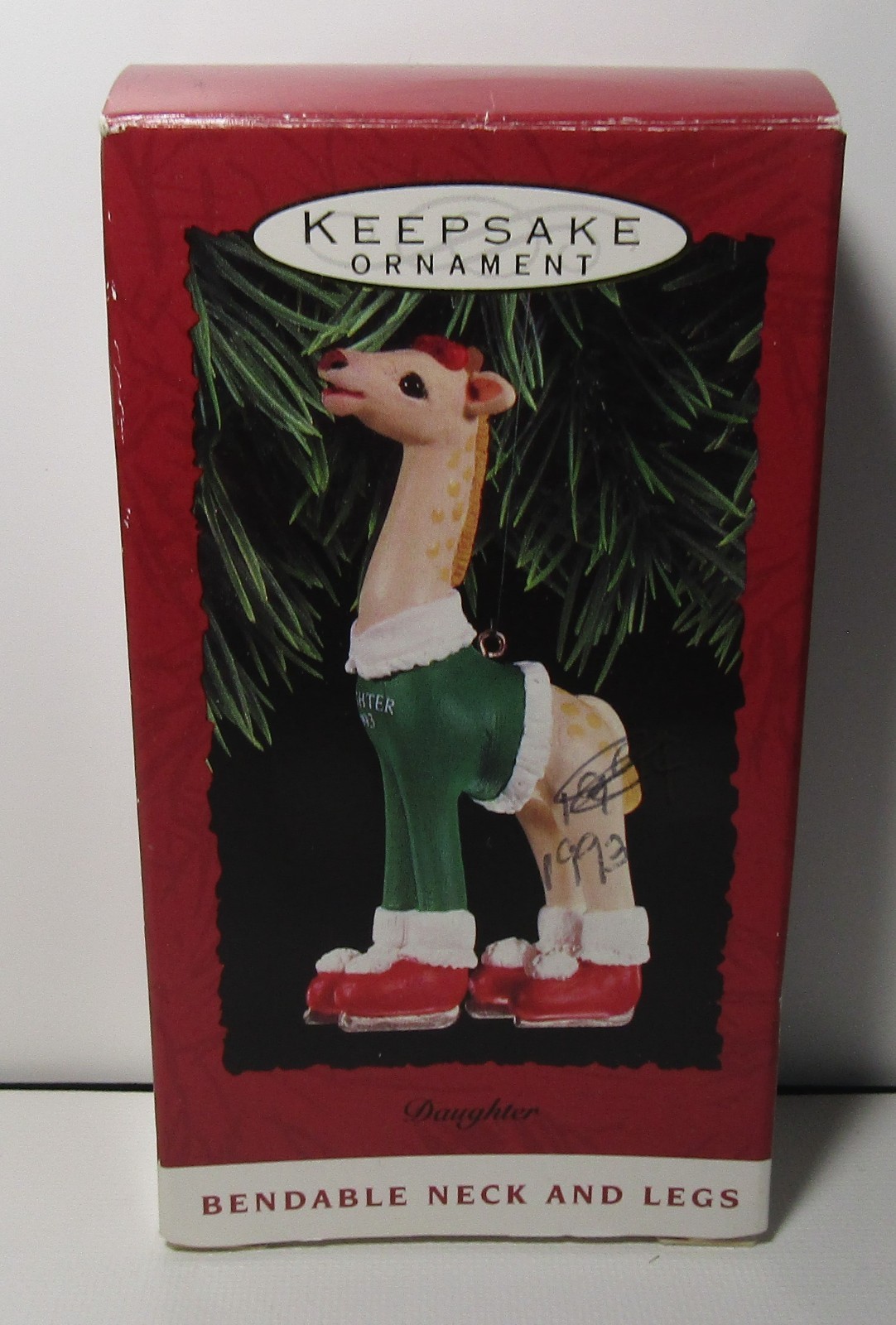 Hallmark Keepsake Ornament from 1993 Whimsical Giraffe Skater