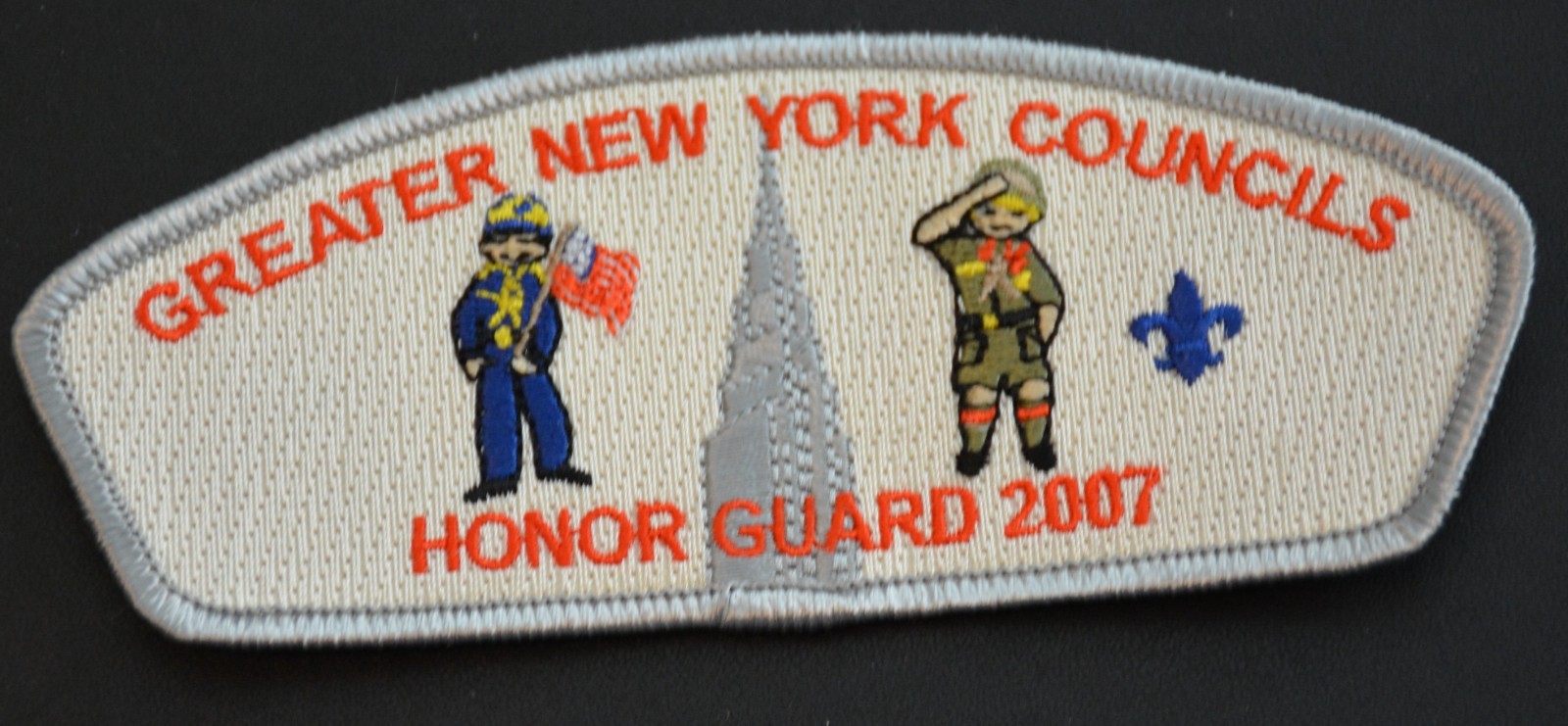 Greater New York Councils Honor Guard 2007 CSP (silver border) - BSA - 1204