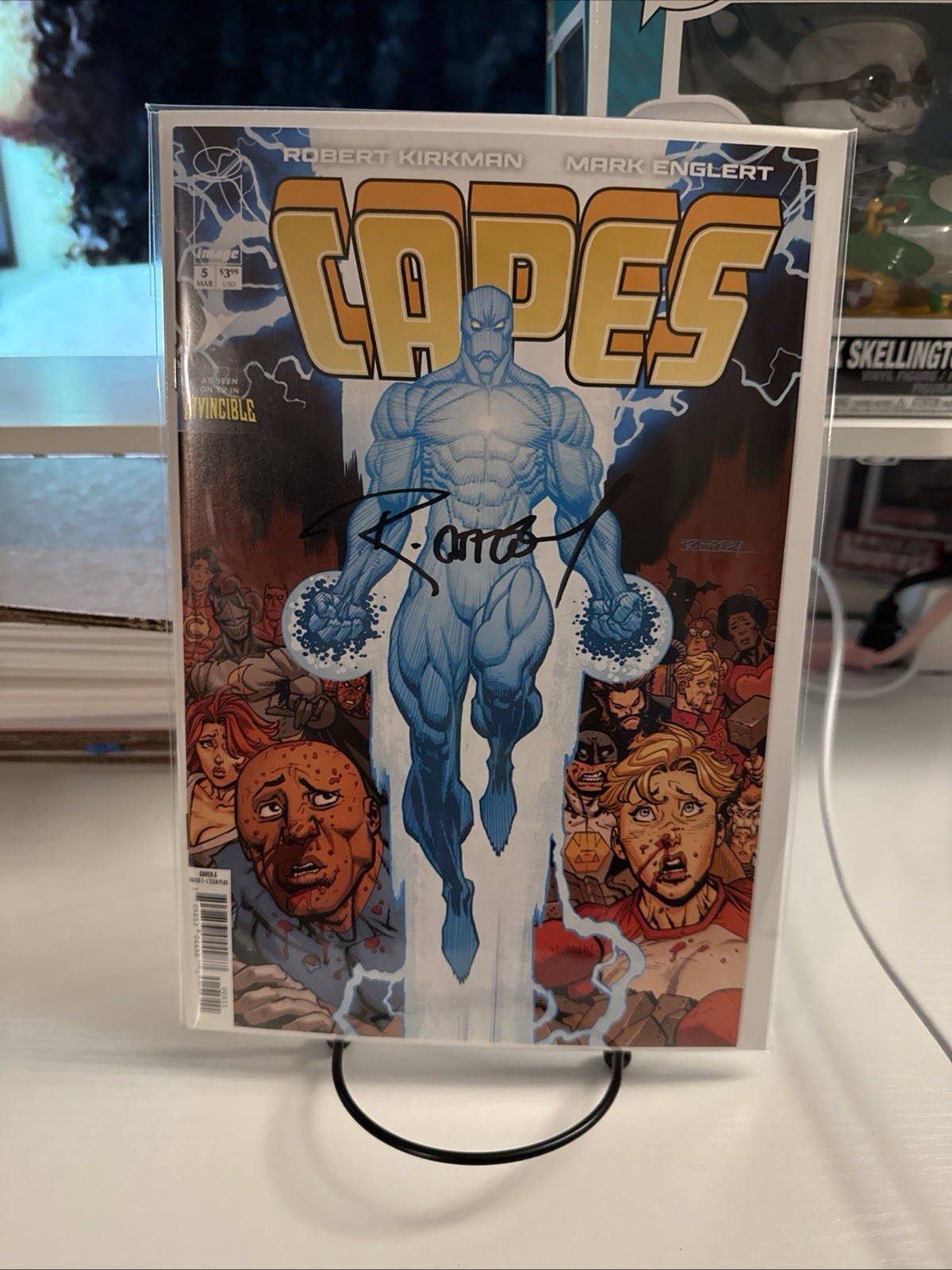 SIGNED 1ST PRINT Invincible Universe Capes #5 Cover A RYAN OTTLEY COA