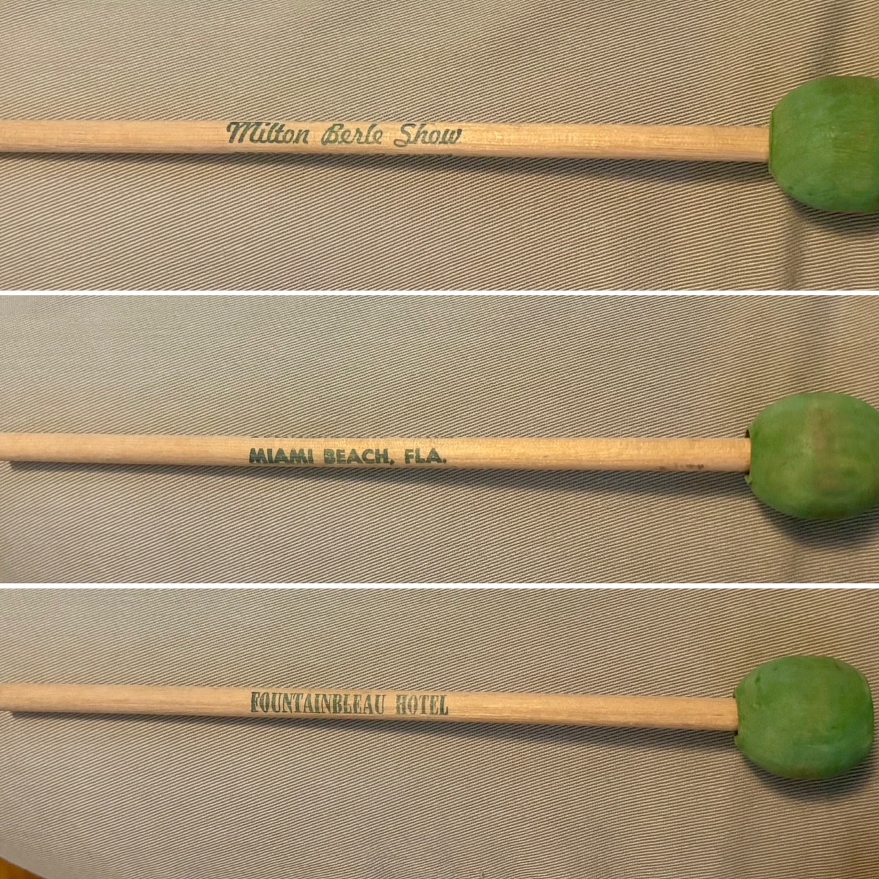Vintage 1950s Miami Beach Florida Milton Berle Show Souvenir Noise Maker