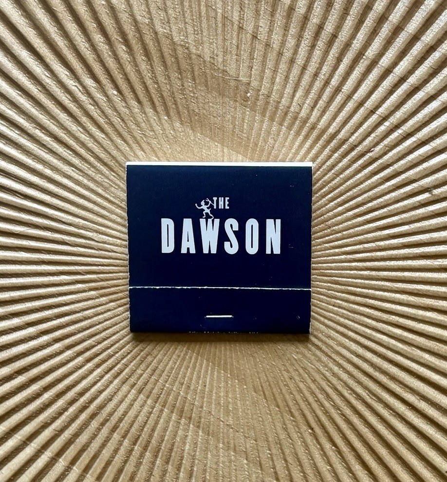 The Dawson Restaurant Matchbook Chicago Illinois Matches Unstruck Full BRAND NEW