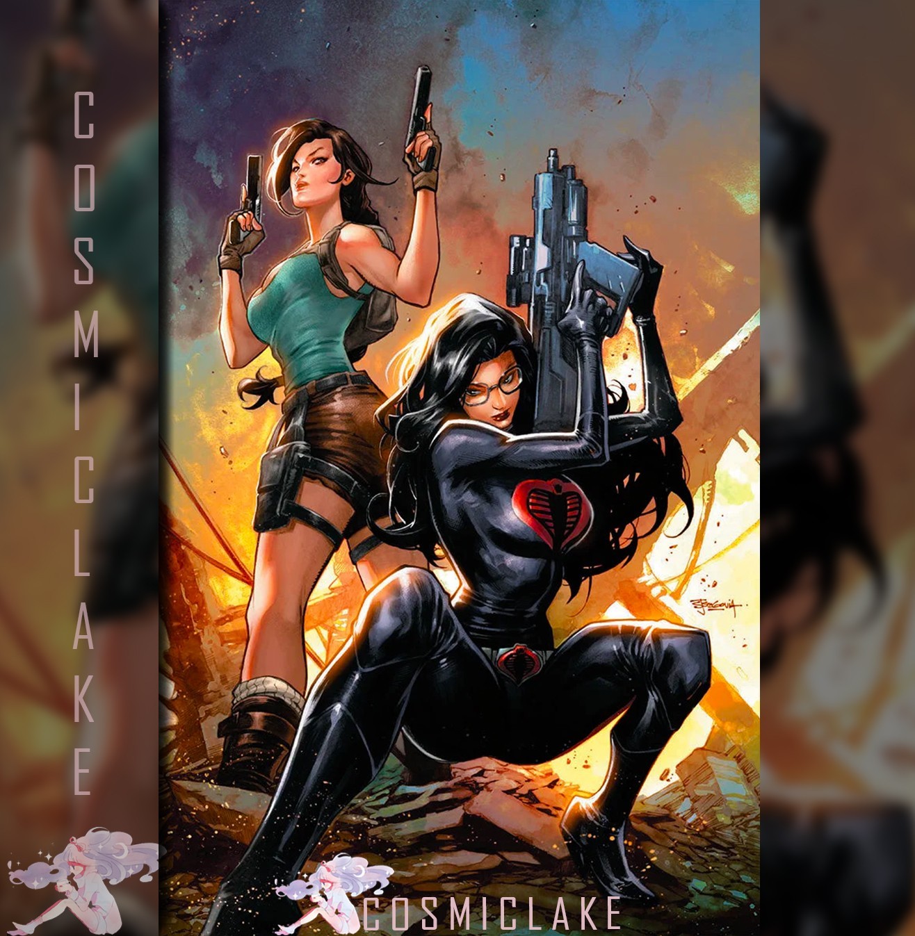 Gi Joe Real American Hero Tomb Raider #1 Segovia Virgin Variant Presale 10/7☆