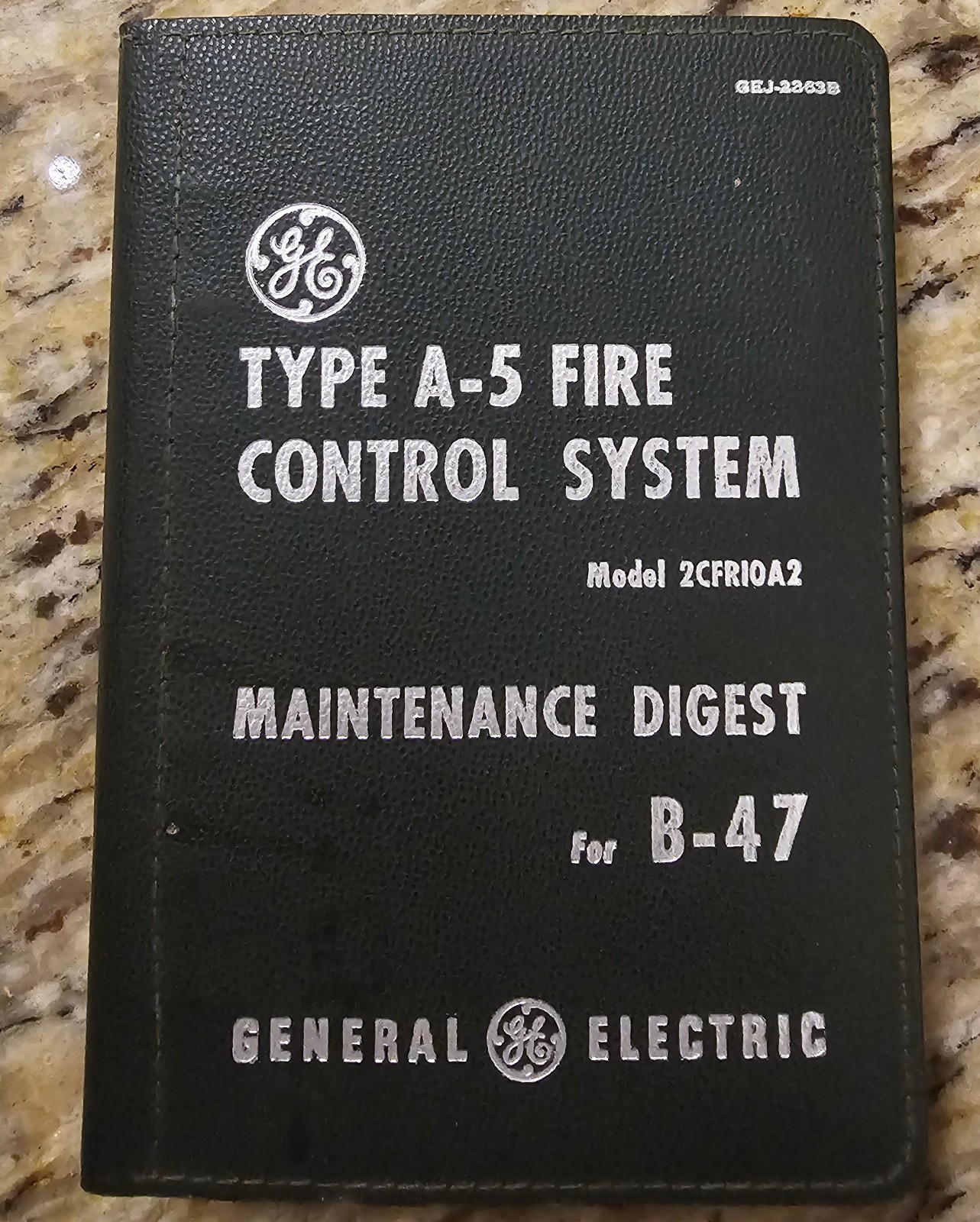 RARE 1954 GE Type A-5 Fire Control System Maintenance Digest B-47 Bomber - MINT