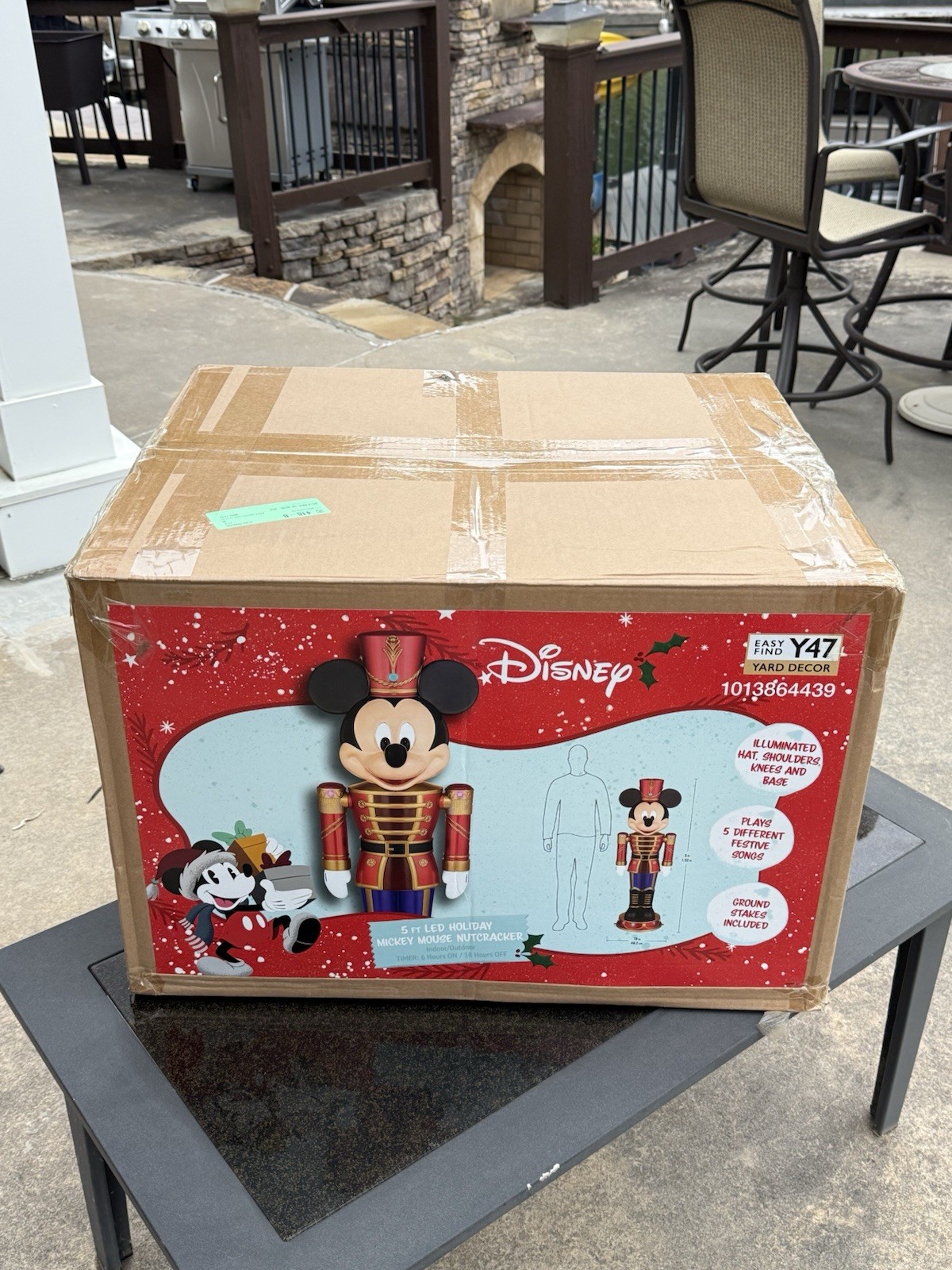 Disney 5Ft LED HOLIDAY MICKEY MOUSE NUTCRACKER NEW SEALED BOX 2025