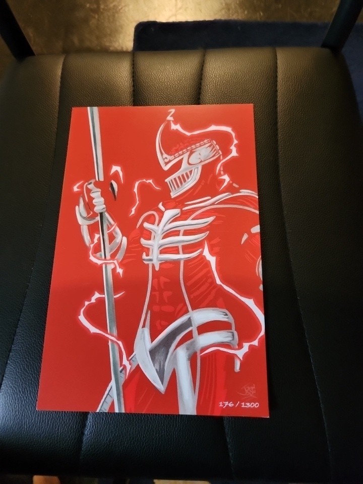 Power Ranger Lord Zedd Print by Nate Johnson (2020) 176/1300 Comictom101