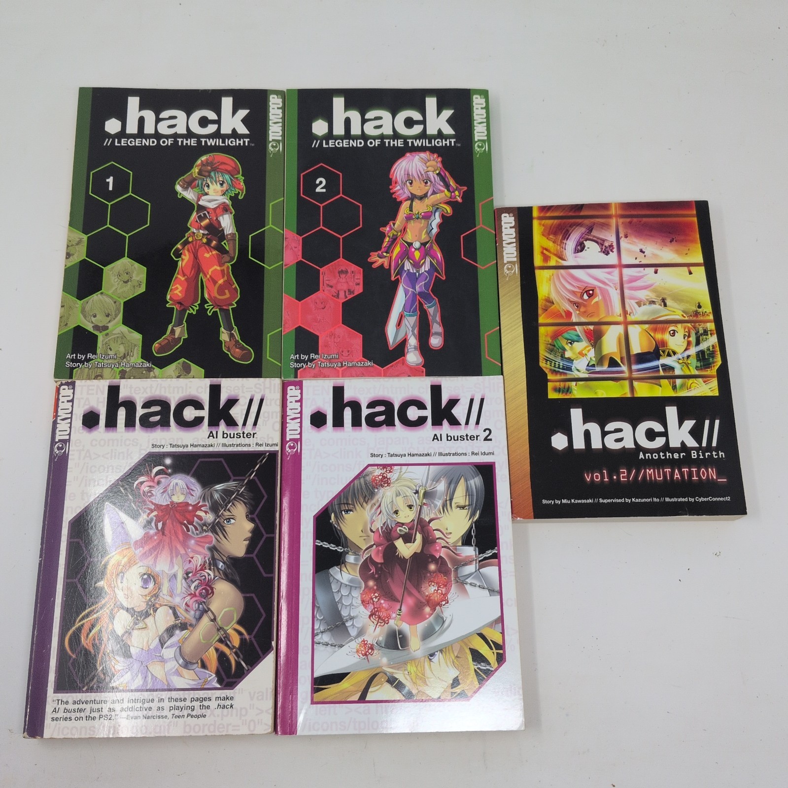 .hack dot hack Lot English Manga Legend of the Twilight AI Buster Mutation