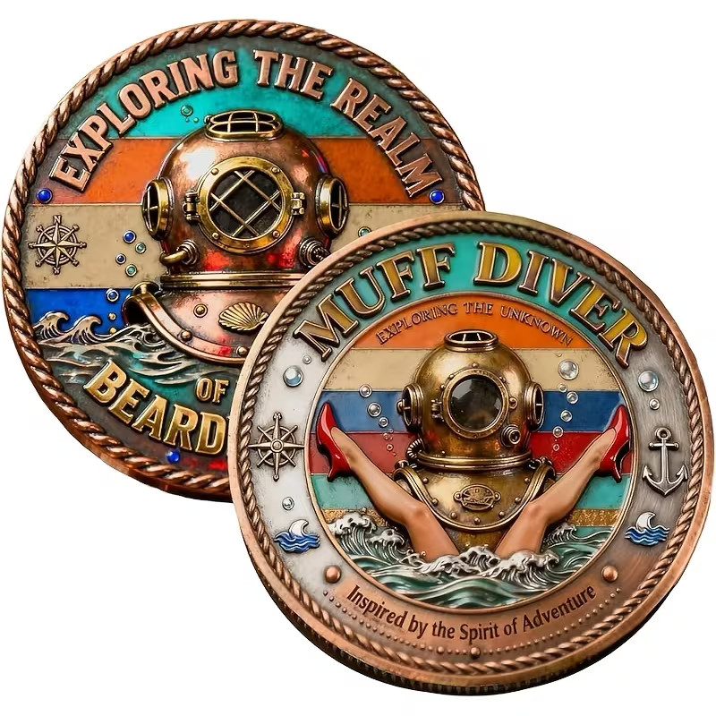 Muff Divers Union Coin Scuba Collectable Novelty Commemorative B 1-pc