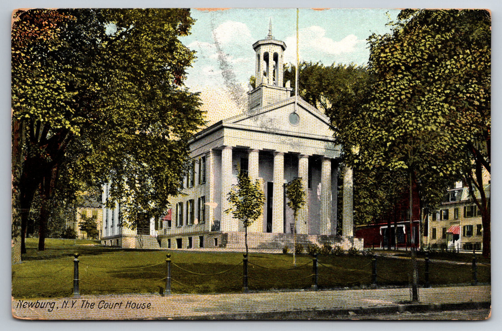 Vintage Postcard NY Newburg Court House c1908 -1949