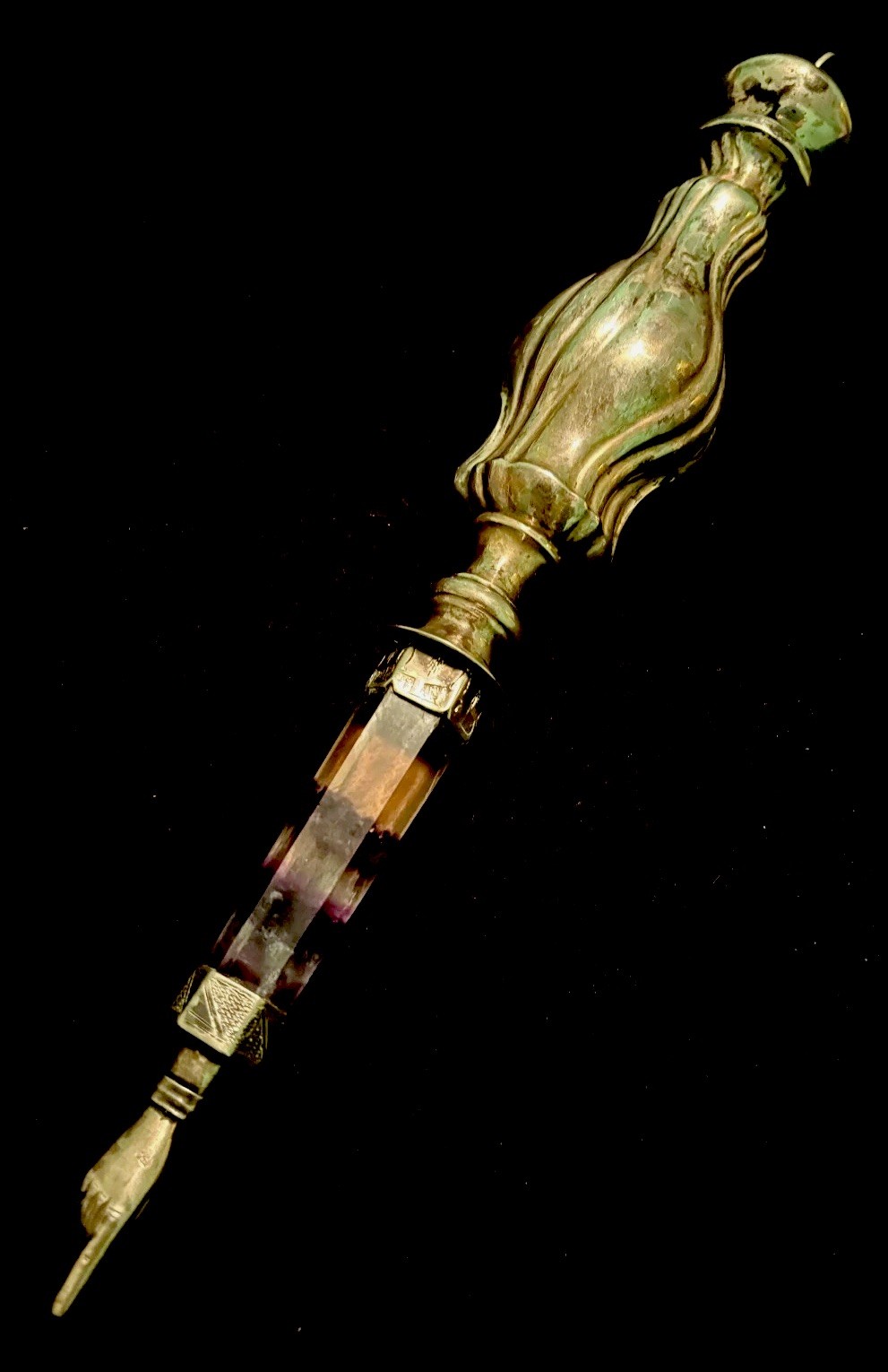 Museum quality Imperial Russia c.1815-1877, silver 84 (875) Yad (Torah pointer)