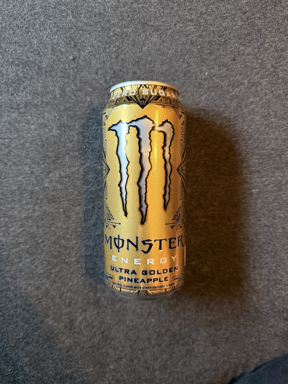 Monster Energy Zero Sugar Ultra Golden Pineapple Flavor Super Rare 16 Oz USA Monster Energy Zero Sugar Ultra Golden Pineapple Flavor Super Rare 16 Oz USA