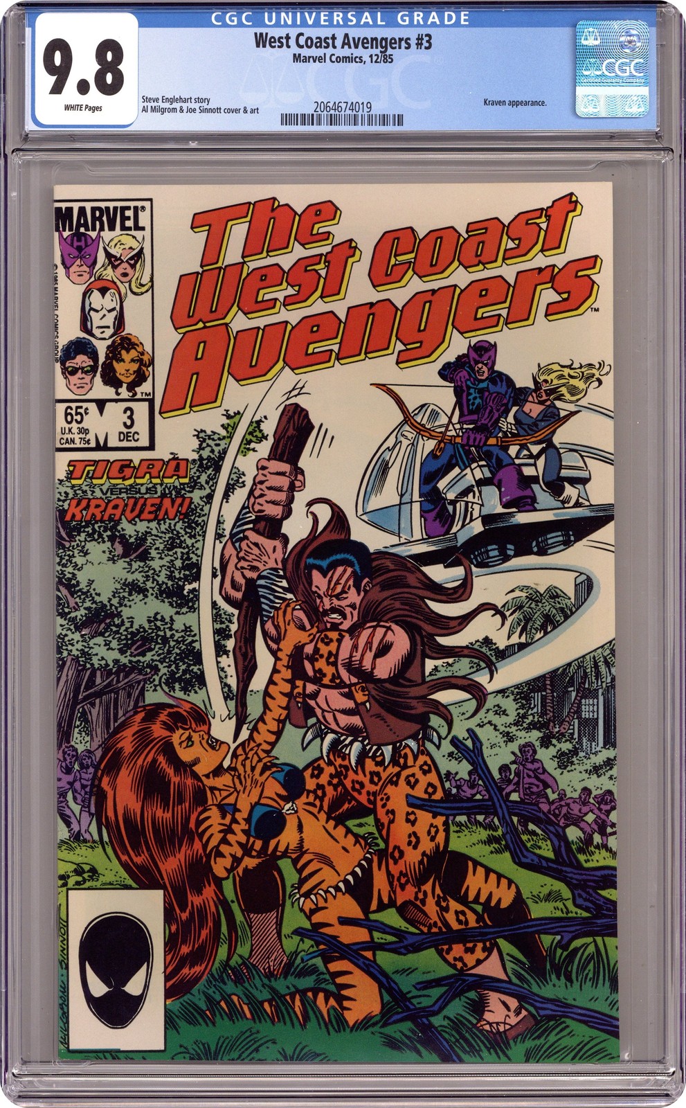 Avengers West Coast #3 CGC 9.8 1985 2064674019