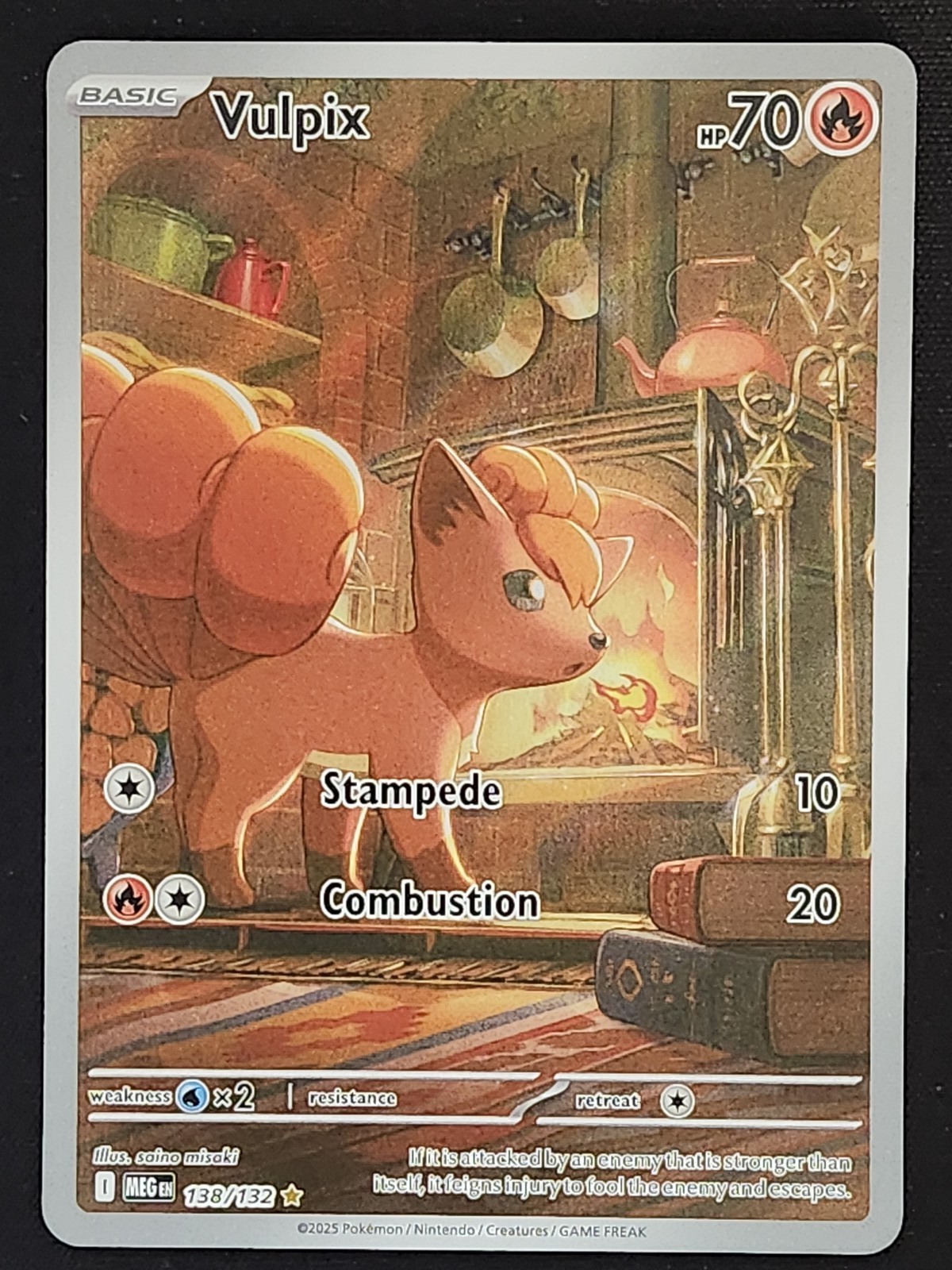 Pokemon Vulpix 138/132 Mega Evolution Base MEG