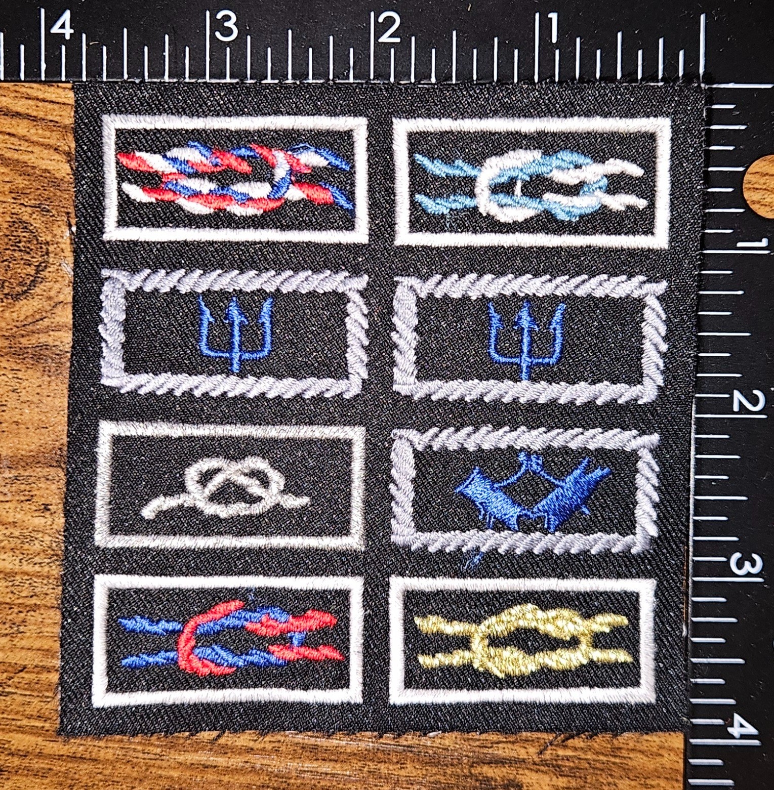 Vintage Private Issue Sea Scout Award Knot Uncut Sheet Boy Scout Sea Scout BSA