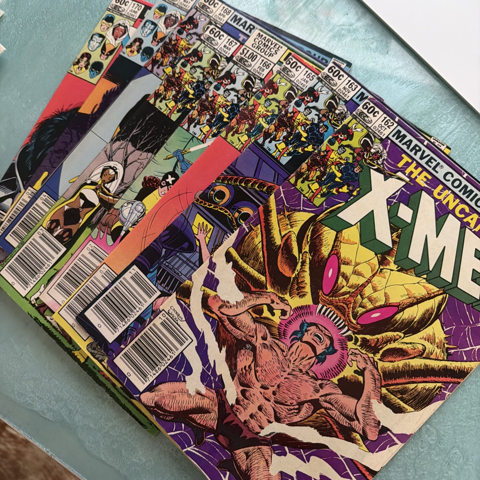 Uncanny X-Men  162 163 165 166 167 168 169 170           ALL NEWSSTAND VARIANTS