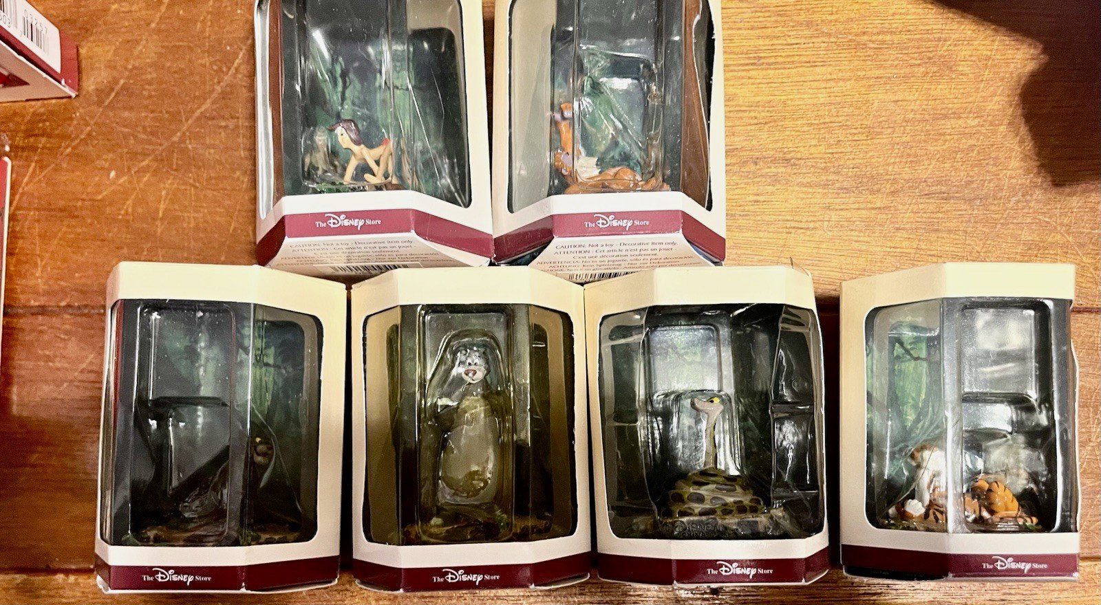 Disney Tiny Kingdom JUNGLE BOOK Figurines Lot of 6 Vintage NEW