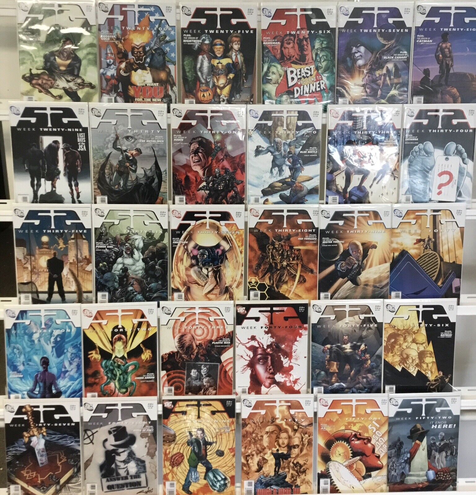 DC Comics 52 Comic Book Lot Of 30 (Week 23-52)