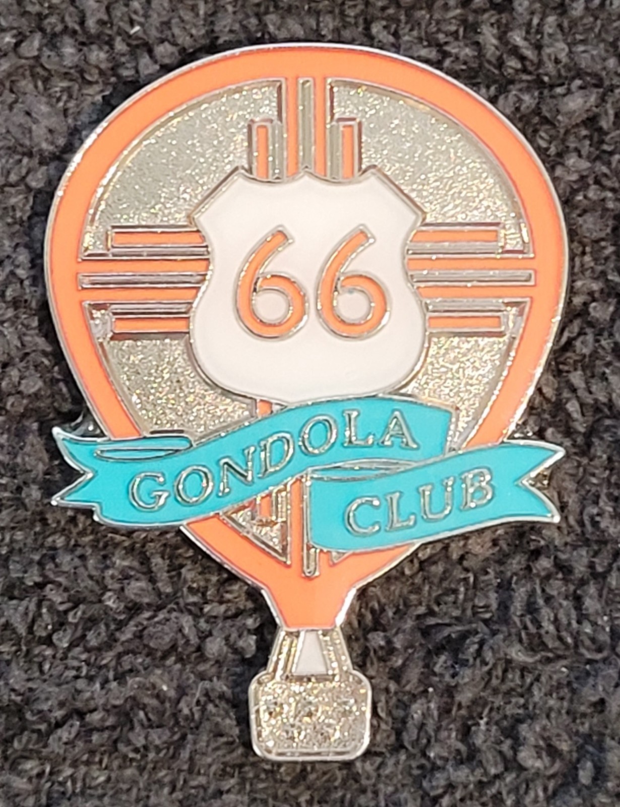 2026 Albuquerque Balloon Fiesta Gondola Club Pin Route 66 Zia Sun Symbol AIBF