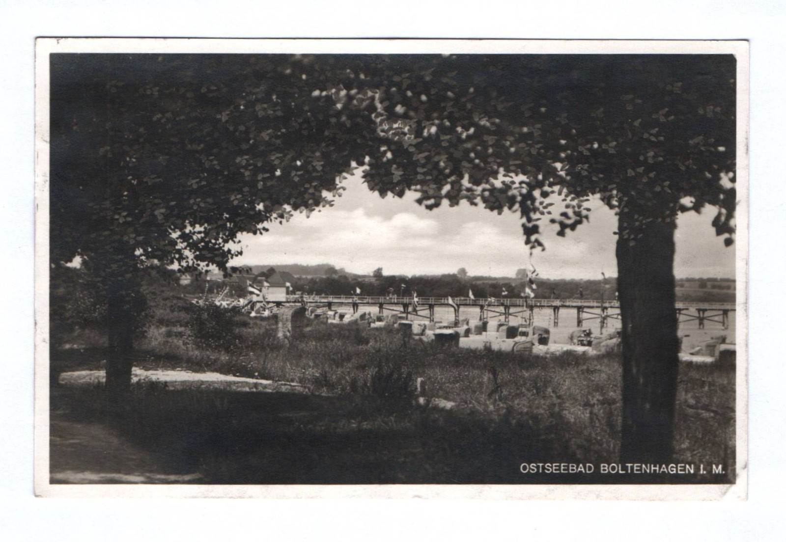 Photo postcard Baltic Sea resort Boltenhagen in Mecklenburg 1928