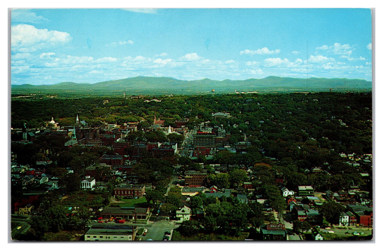 Birdseye View Of Burlington, Vermont