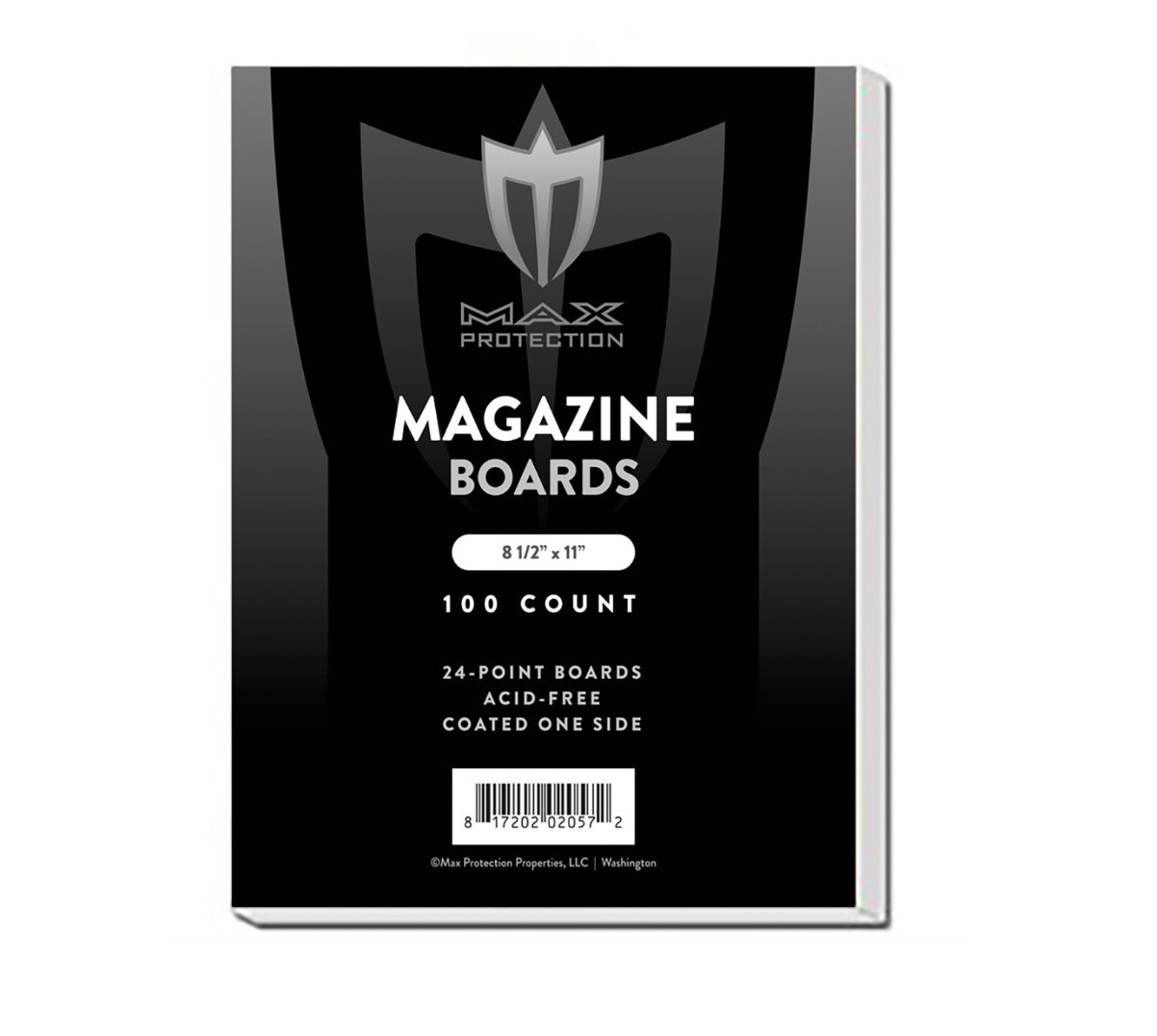 Case of 1000 Max Pro Acid Free Magazine Backing Boards white backers Archival