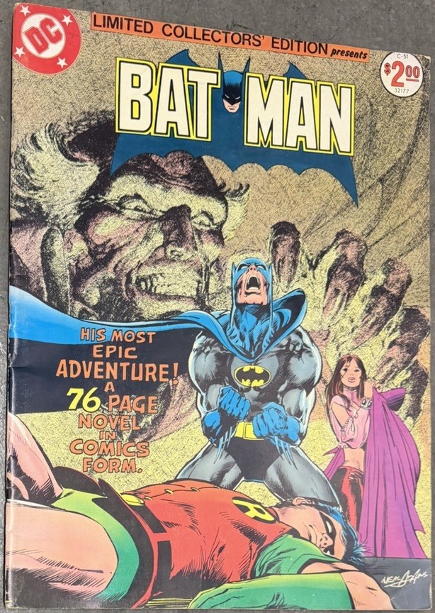 BATMAN LIMITED COLLECTOR\'S EDITION C-51 1977 - BRONZE AGE DC COMIC RA’S AL GHUL