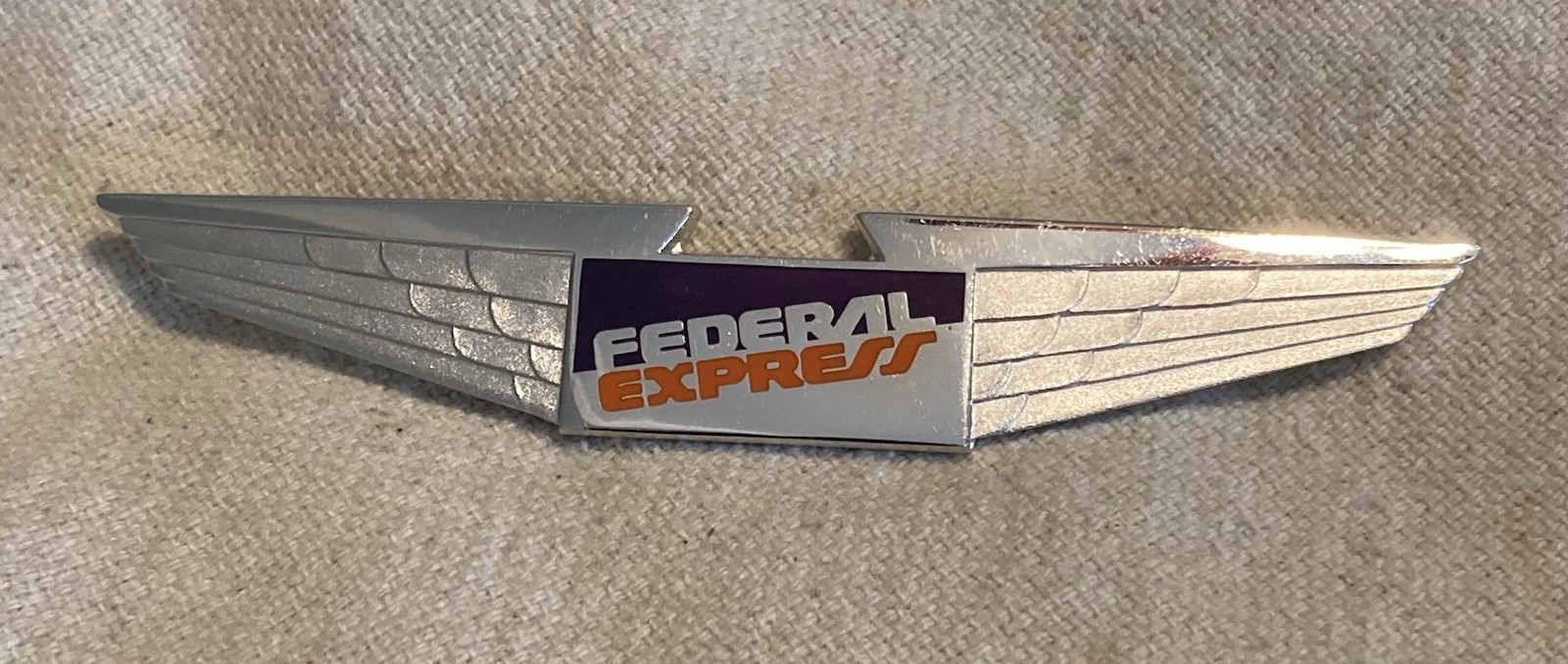 1980’s FEDEX Federal Express Pilot Wings 4th Issue Captain First Officer Second 1980’s FEDEX Federal Express Pilot Wings 4th Issue Captain First Officer Second