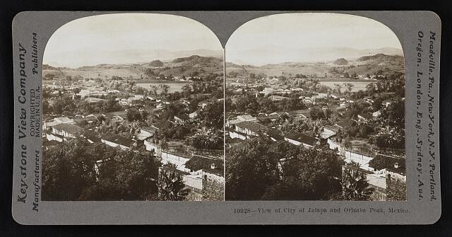 Photo:Jalapa Veracruz Mexico 1900s View of City and Orizaba Peak Panorama