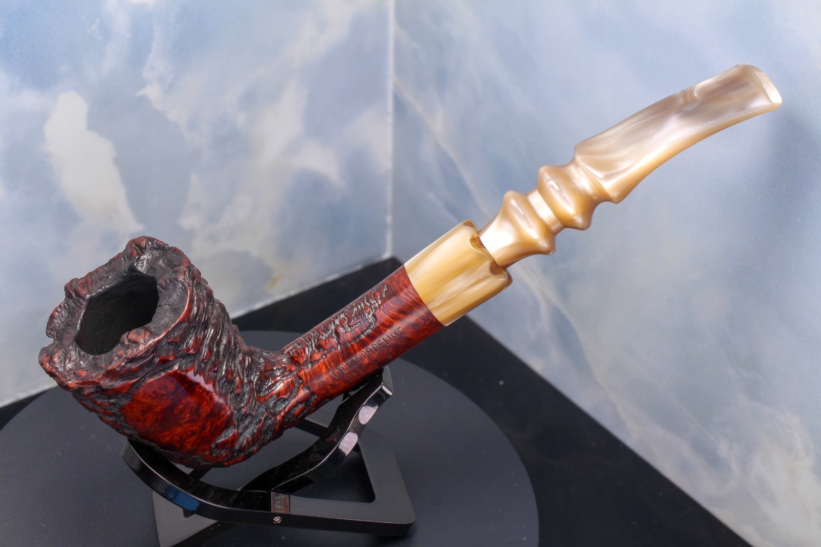 EXCELSIOR DELUXE DUBLIN 891 CRAGGY RUSTICATED PIPE H. OLDENKOTT