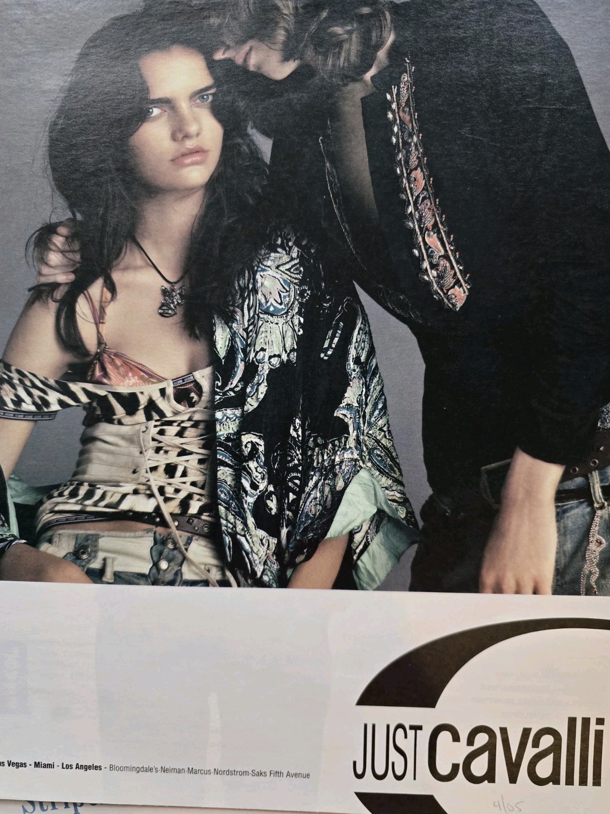 2005 Just Cavalli vintage fashion ad