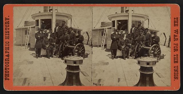 Charleston Harbor SC Captain Gillespie USS Philadelphia Civil War 1860s