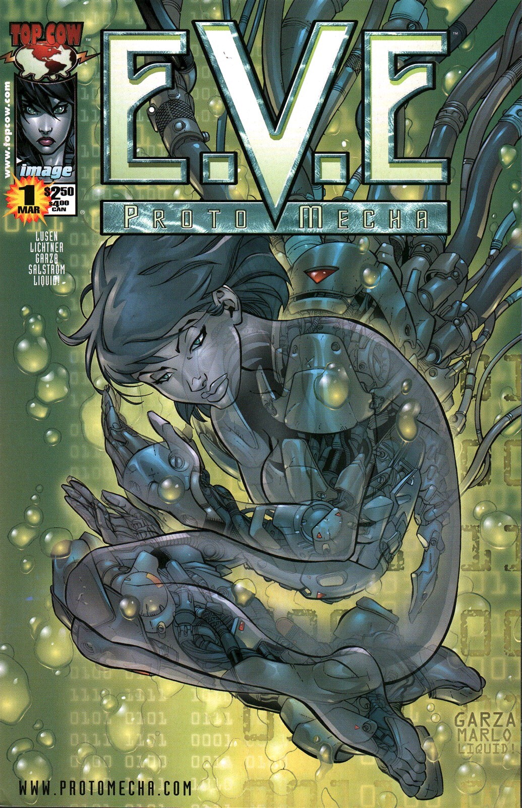 Image Comics E.V.E. Proto Mecha Comic Book Issue #1B (2000) High Grade