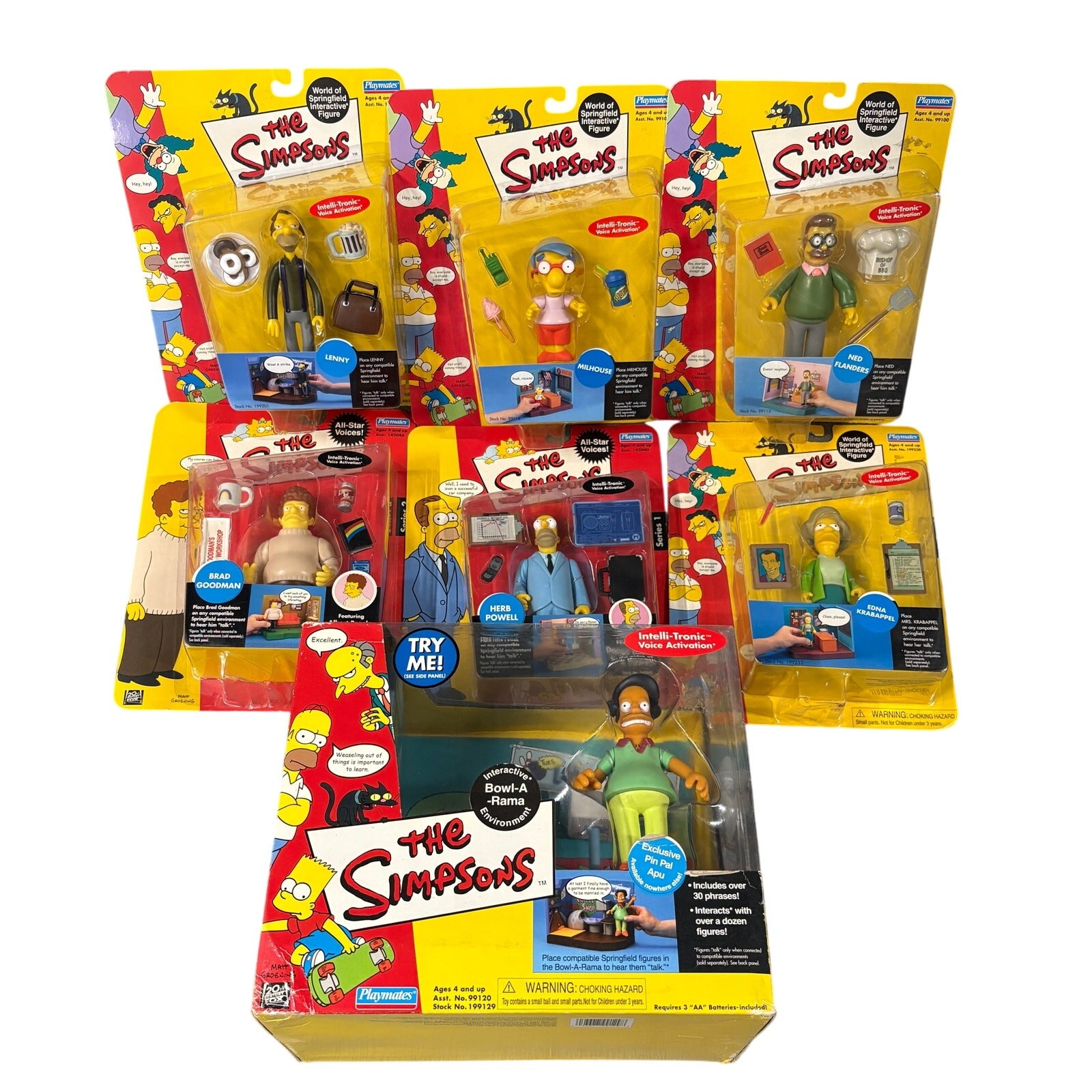 THE SIMPSONS NWT Action Figures & Playsets Intelli-Tronic Y2K Vintage