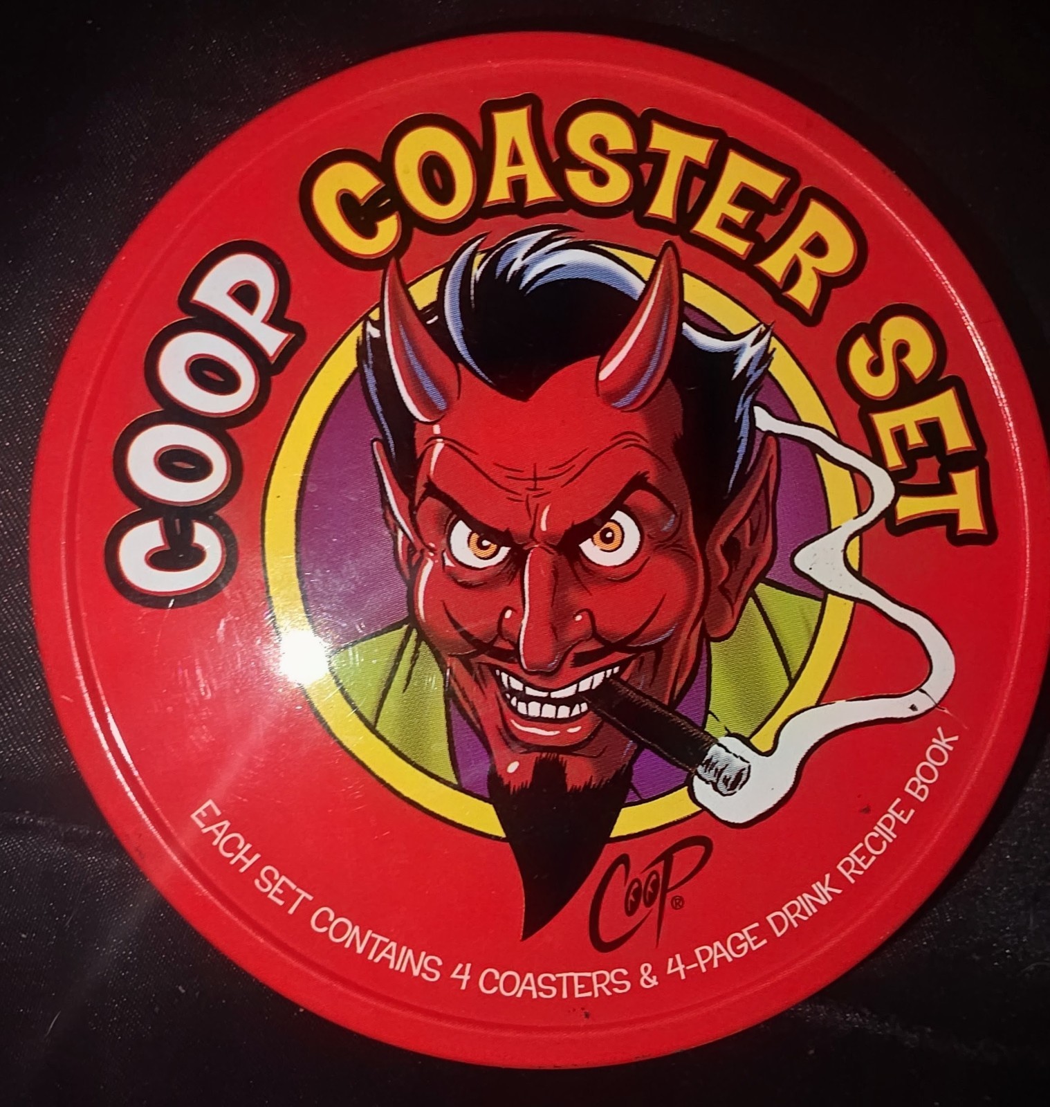 Coop Devil Coaster Set Open But New, Never Taken Out