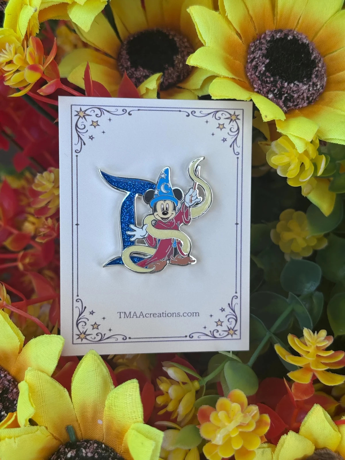 Sorcerer Mickey Fantasy Disneyland Diamond D Pin TMAA creations LE 300