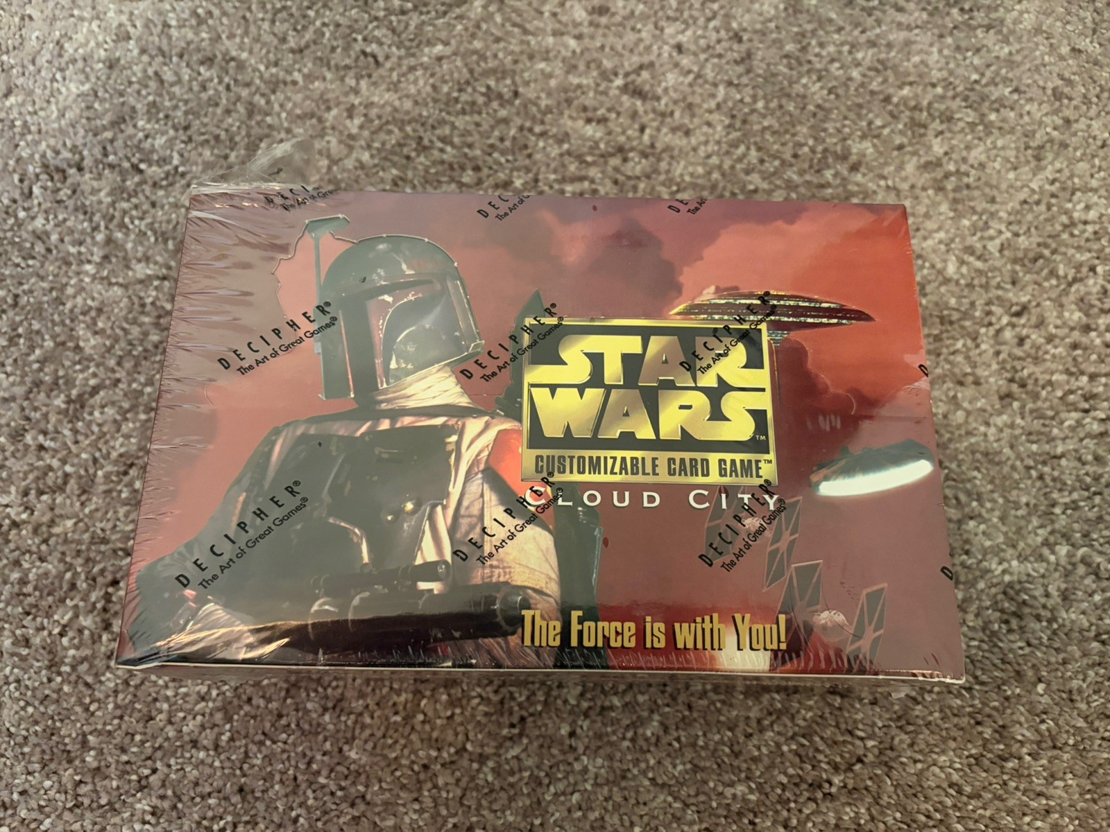 New 1997 Star Wars CCG Cloud City Booster Box Limited Edition Factory Sealed