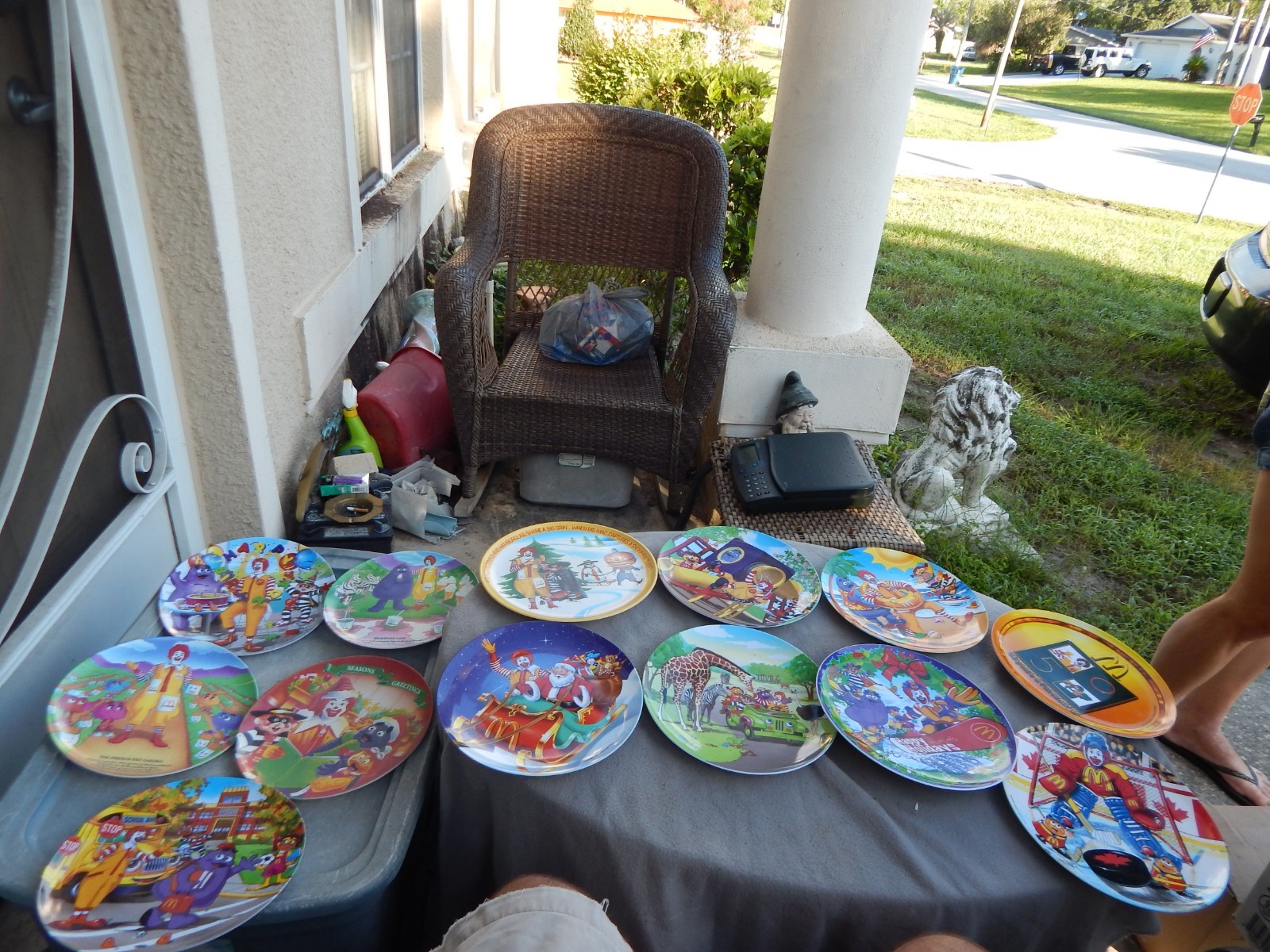Vintage/Modern McDonalds Plates Lot Of 13 1970's-2000's Estate Find