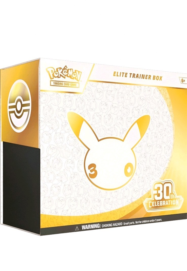 Pokémon TCG 30th Anniversary Elite Trainer Box – Pikachu New Factory Sealed ✅️ 