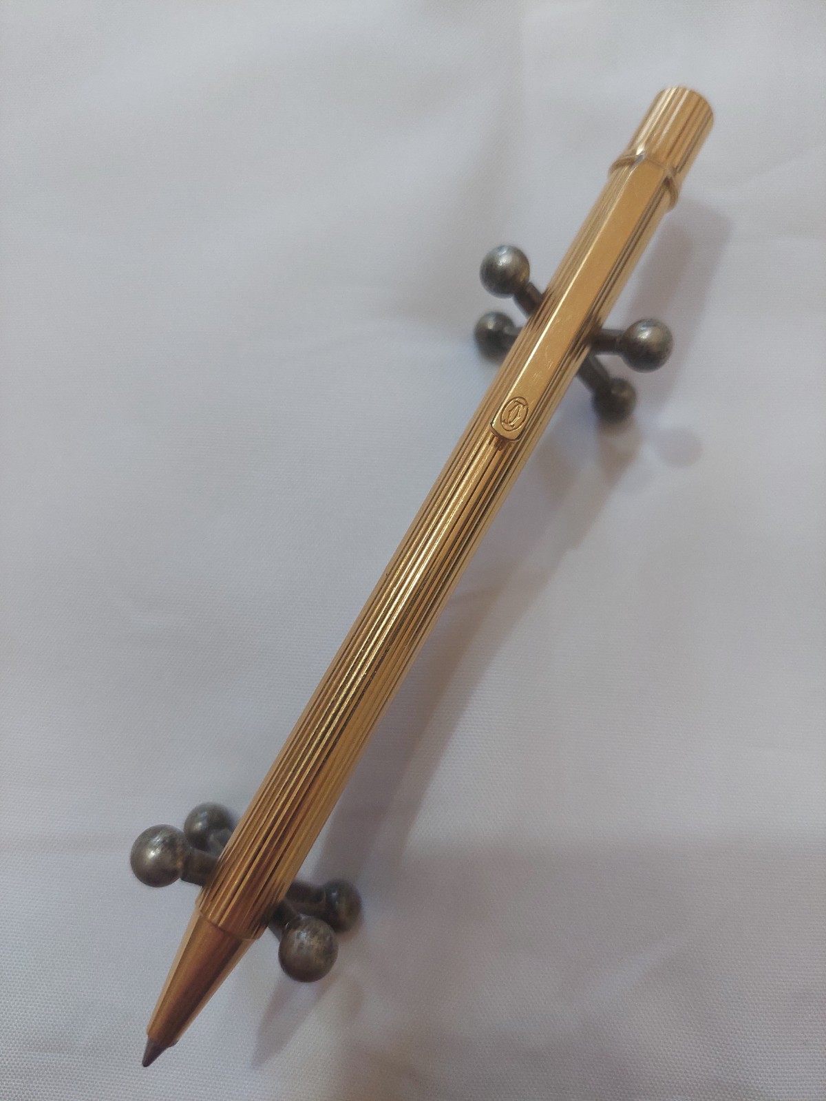 Vintage Must De Cartier Ballpoint Goldplated Pen