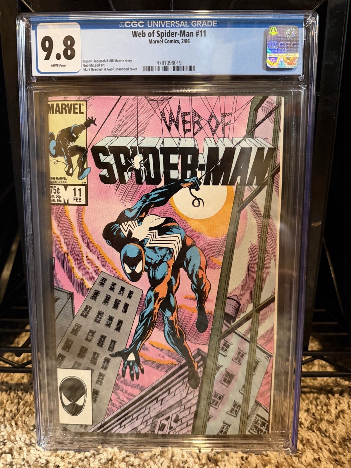Web of Spider-Man #11 (Feb 1986) CGC 9.8