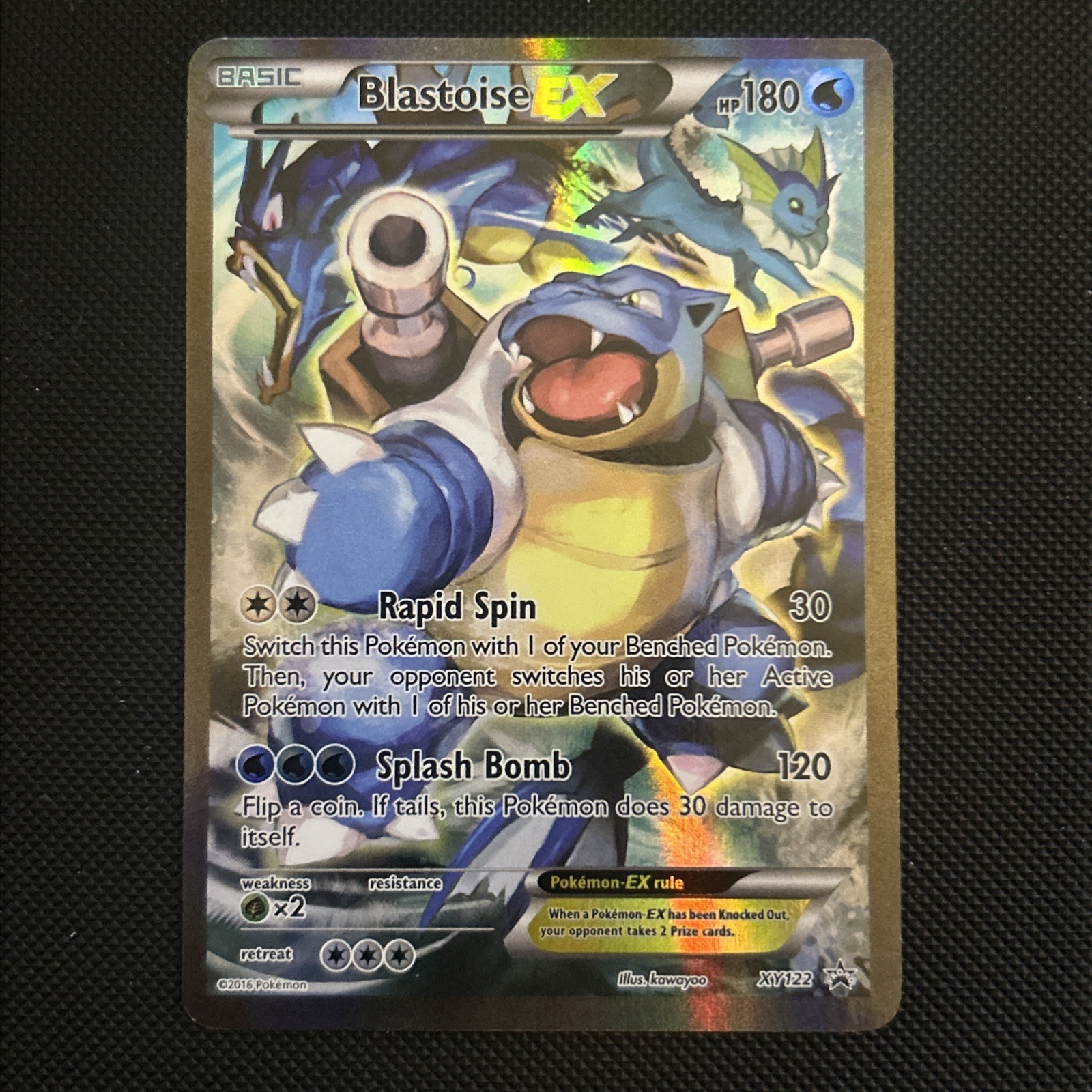 Blastoise EX XY122 Black Star Promo Pokemon Card