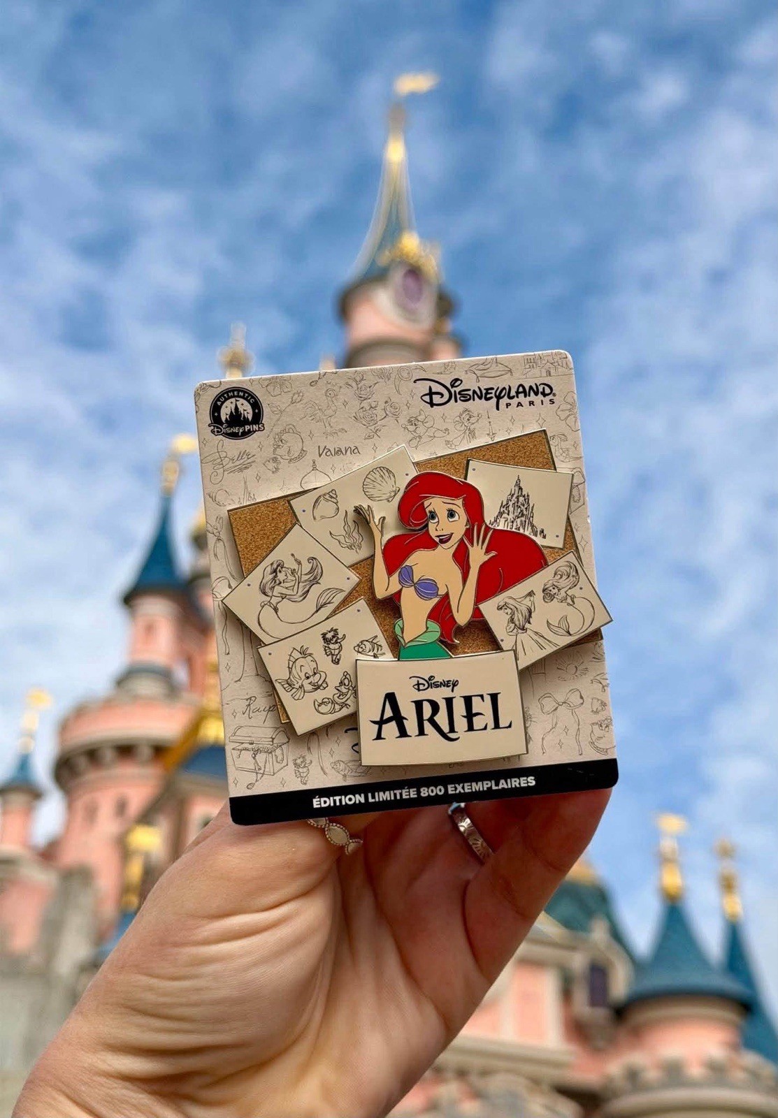 Disneyland Paris Pin Ariel Little Mermaid  Limited Edtion 800 LE