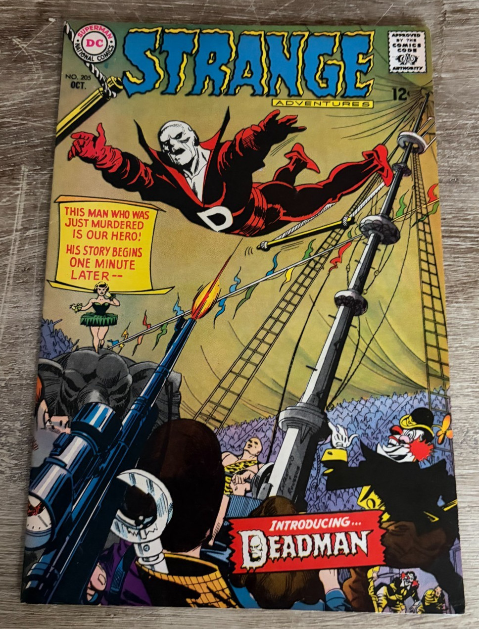 Strange Adventures #205. 1st Deadman.