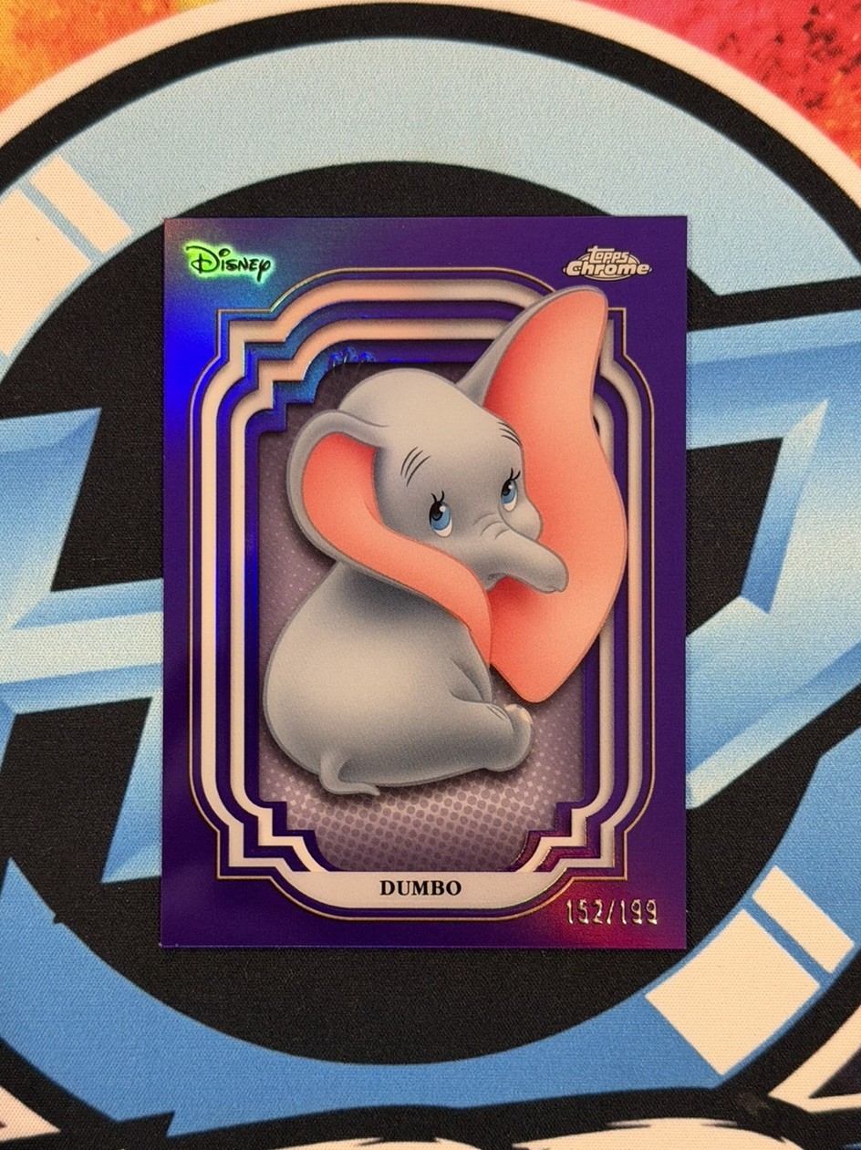 2024 Topps Chrome Disney Dumbo Purple Refractor /199 #14 MG3