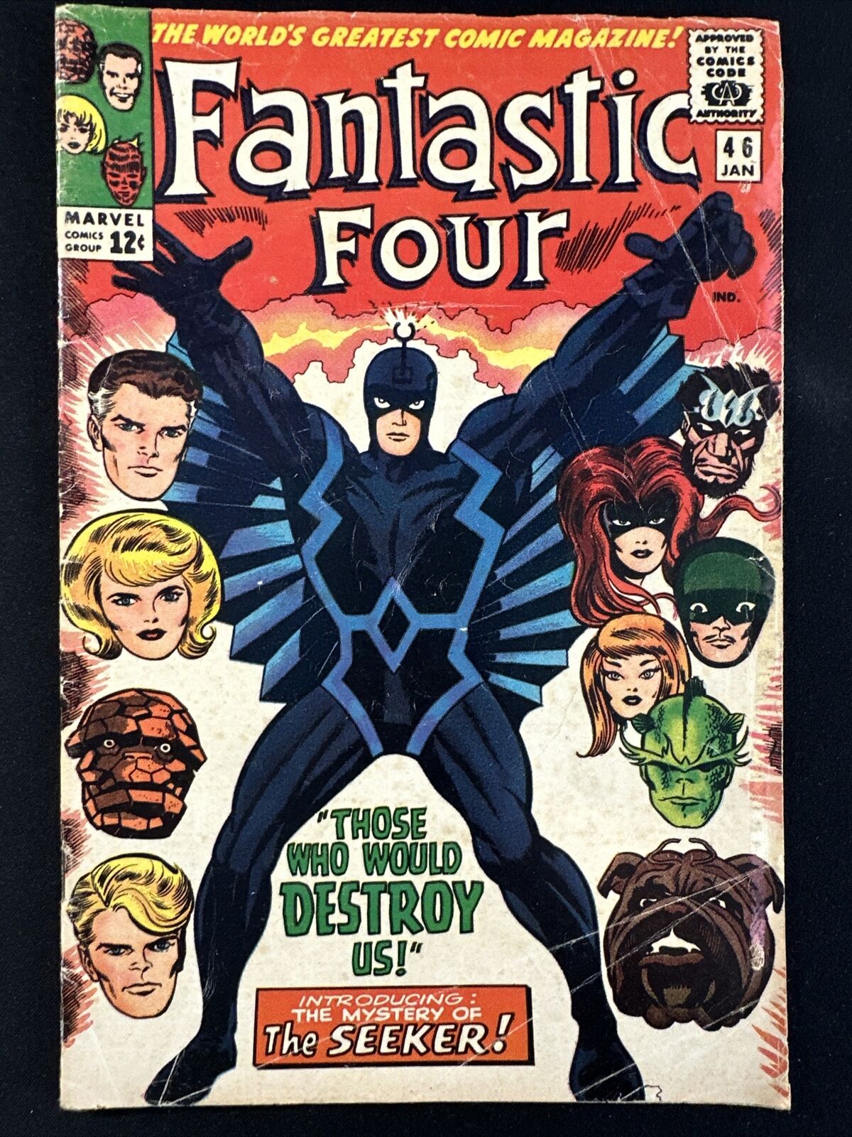 Fantastic Four #46 Marvel Comics Vintage Old Silver Age 1966 1st Print Good+ *A1